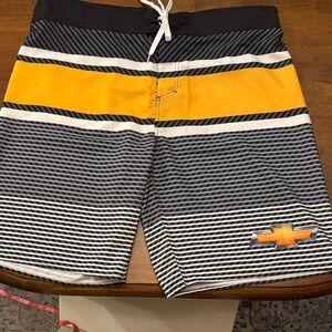 Officially licensed General Motors/Chevrolet swim trunks size XL with 10 inseam